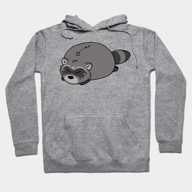 cute racoon Hoodie by Sasaku